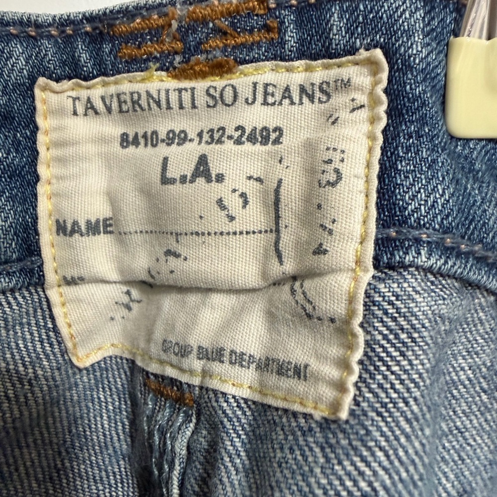 Taverniti So Jeans Women's Straight Leg in Classic Denim - Picture 2 of 5